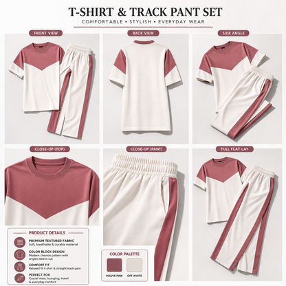 BlushEase Co-Ord Lounge Set