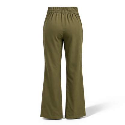LuxeWrap Straight Fit Trousers